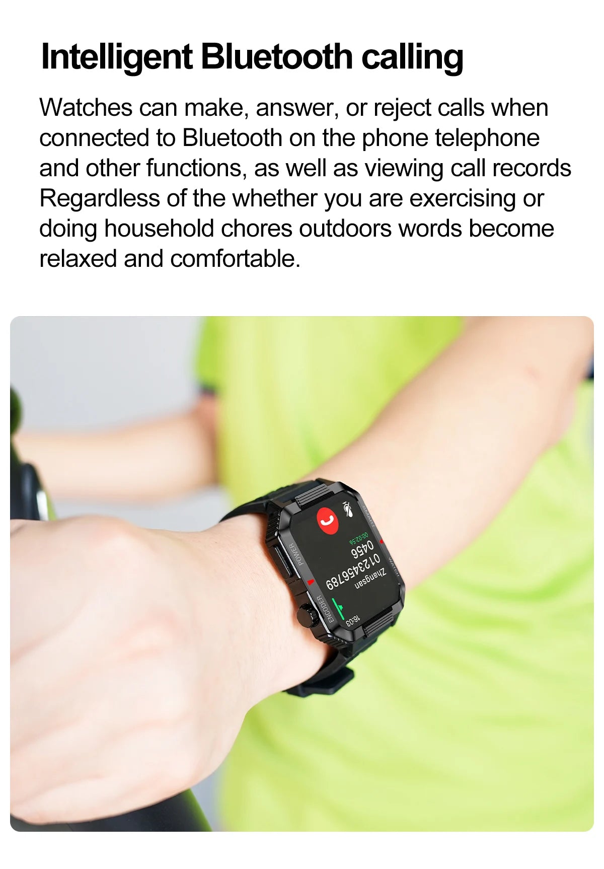 2025 new smart watch, all-round health monitoring, support Bluetooth calls, 1.99-inch high-definition large screen