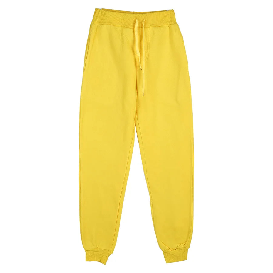 Men's Athletic Training Joggers Casual Loose Fit Sweatpants Spring Fall Fleece Lined Pants Elastic Waist Drawstring Trousers