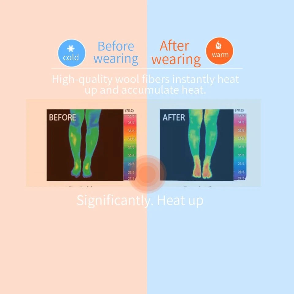 5 Pair Winter Merino Wool Socks Super Thick Warm High-Quality Harajuku Retro Snow Casual Antifreeze Cashmere Socks Men