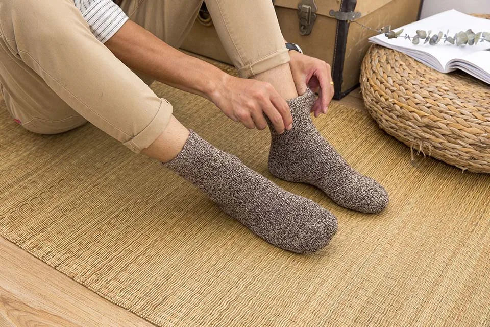 5 Pair Winter Merino Wool Socks Super Thick Warm High-Quality Harajuku Retro Snow Casual Antifreeze Cashmere Socks Men