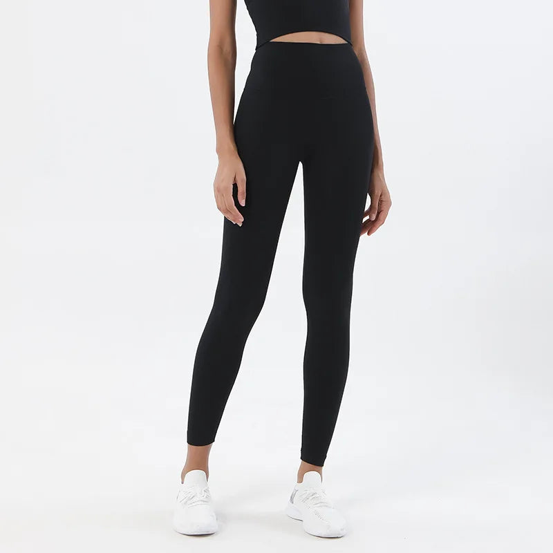 TRY TO BN Buttery Soft Gym Leggings Women High Waist Non See Through Squat Proof Tummy Control Yoga Pants Workout Running Tights