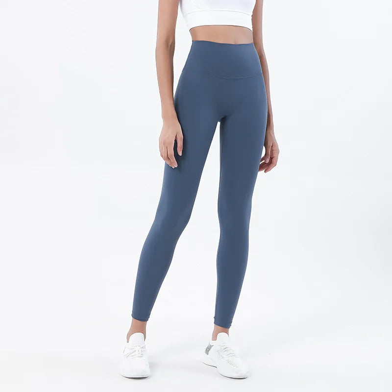 TRY TO BN Buttery Soft Gym Leggings Women High Waist Non See Through Squat Proof Tummy Control Yoga Pants Workout Running Tights