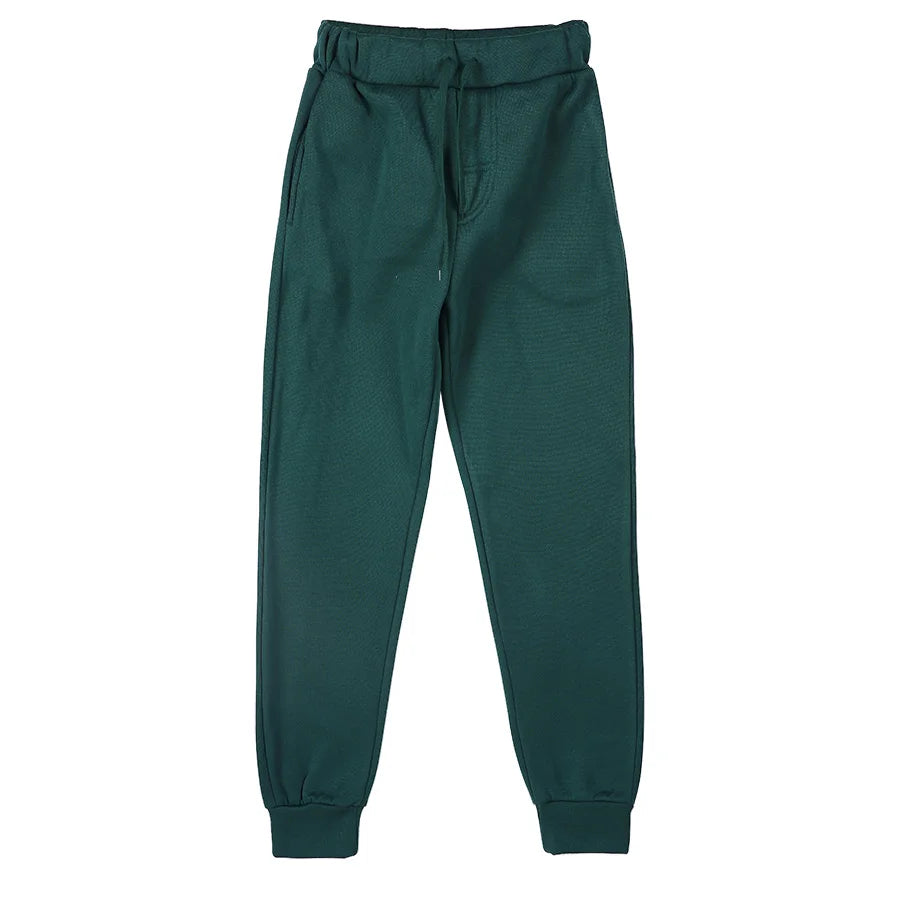 Men's Athletic Training Joggers Casual Loose Fit Sweatpants Spring Fall Fleece Lined Pants Elastic Waist Drawstring Trousers