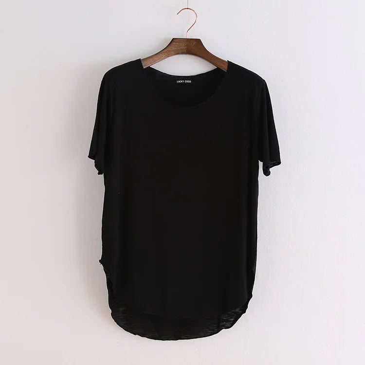 100% Bamboo Fiber Cotton tee shirt femme 2023 Summer T Shirt Women tops Clothes Harajuku Loose T-shirt Casual O-neck tshirt