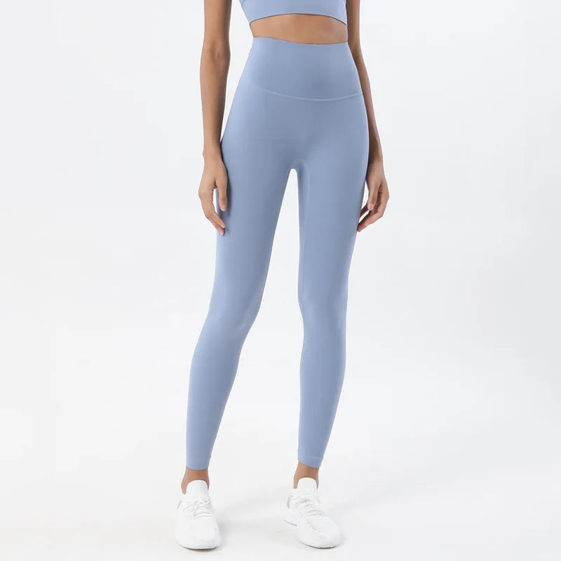 TRY TO BN Buttery Soft Gym Leggings Women High Waist Non See Through Squat Proof Tummy Control Yoga Pants Workout Running Tights