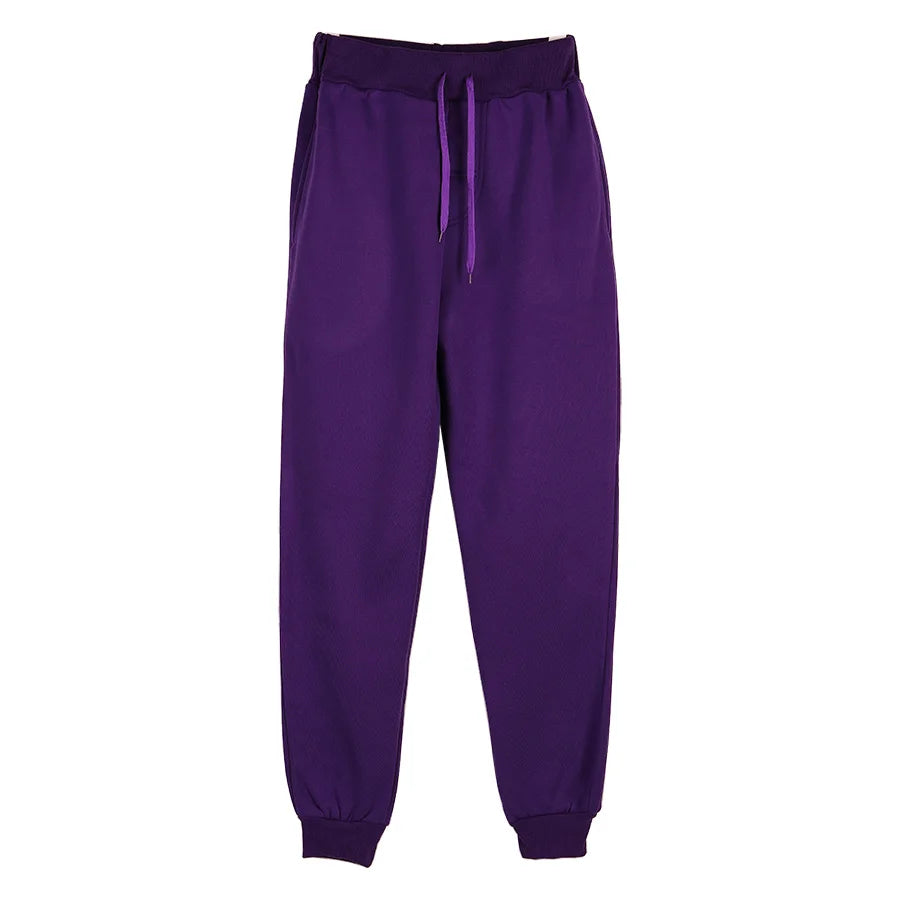 Men's Athletic Training Joggers Casual Loose Fit Sweatpants Spring Fall Fleece Lined Pants Elastic Waist Drawstring Trousers