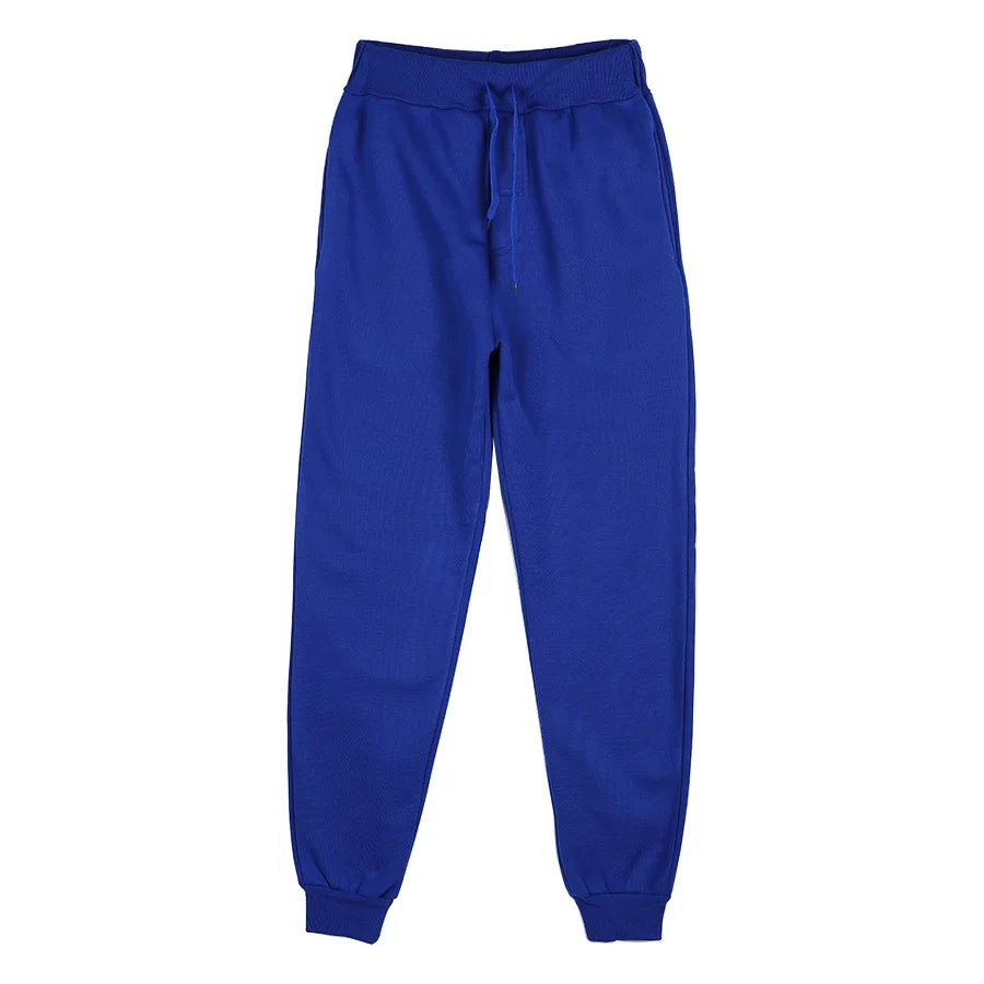 Men's Athletic Training Joggers Casual Loose Fit Sweatpants Spring Fall Fleece Lined Pants Elastic Waist Drawstring Trousers