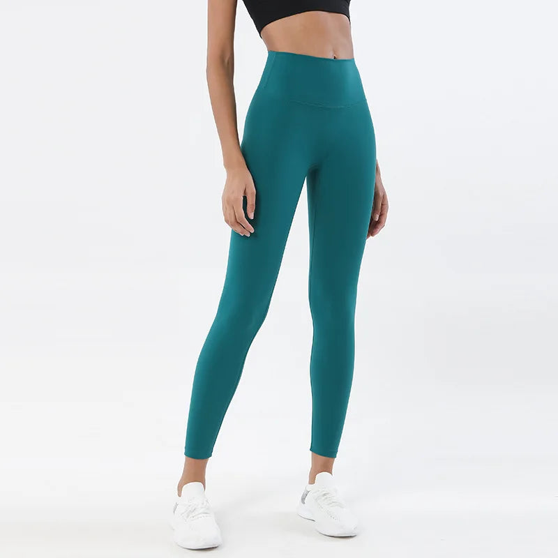 TRY TO BN Buttery Soft Gym Leggings Women High Waist Non See Through Squat Proof Tummy Control Yoga Pants Workout Running Tights