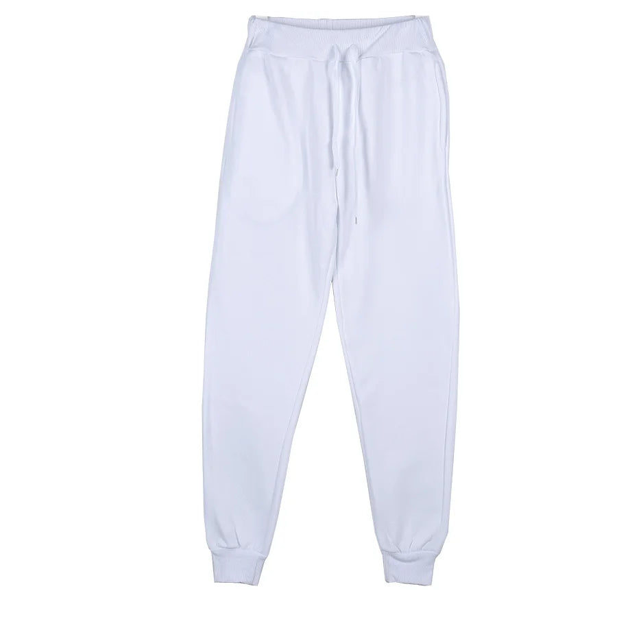 Men's Athletic Training Joggers Casual Loose Fit Sweatpants Spring Fall Fleece Lined Pants Elastic Waist Drawstring Trousers