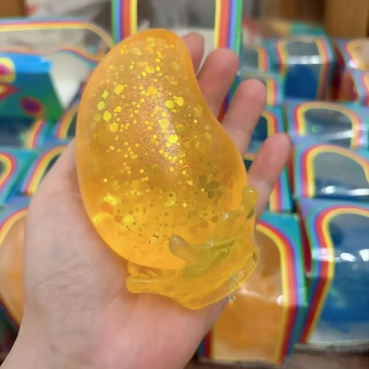 Water Droplet Shape Confirmation Blind Box Stress Relief Squeeze Slow Rebound Boy Girl Surprise Wholesale Toy Kawaii Gift