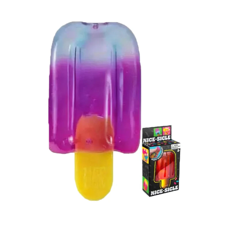 2026 Needoh Nice Cream Cone Colorful Ice Cream Shaped Sensory Stress Reliever Fidget toy  Anxiety & Focus for Adults & Kids