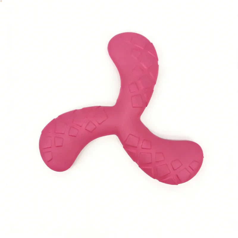 Dogs Eva Boomerang Flying Disc Play Tooth Chew Toy Indestructible Safe Large Dog Tough Toys Resistant Pet Supplies Water Toys