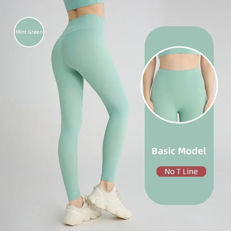 2024 Hot Sale Fitness Leggings Female Full Length Leggings Running Pants Comfortable And Formfitting Yoga Pants Workout Legging