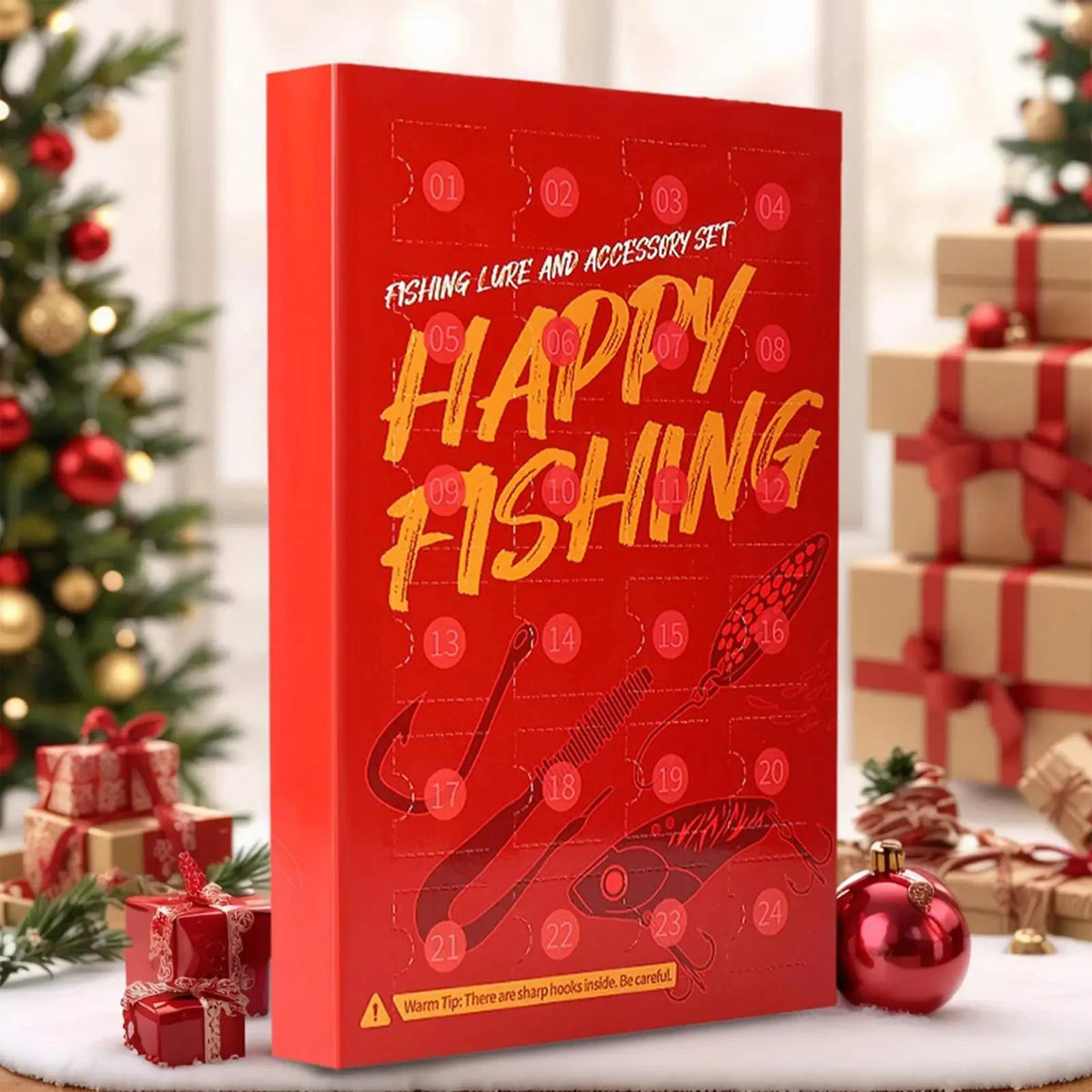 Fishing Advent Calendar 2025 Fishing Lure Advent Calendar Christmas Advent Calendar Xmas Surprise Gift for Fishing Enthusiasts