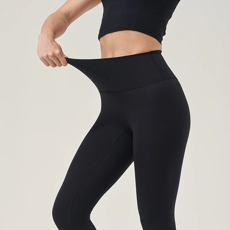 TRY TO BN Buttery Soft Gym Leggings Women High Waist Non See Through Squat Proof Tummy Control Yoga Pants Workout Running Tights