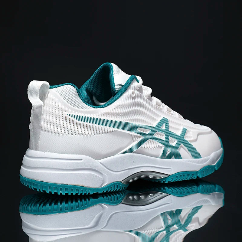 Men Women Badminton Shoes Table Tennis Shoes for Volleyball Handball Sports Sneakers Anti-Skid Mesh Breathable Field Training