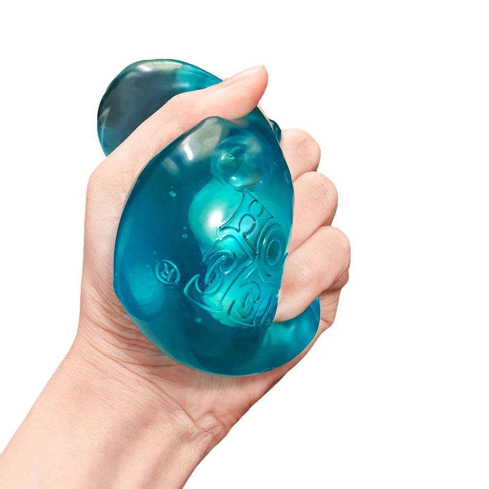 Needoh Nice Cube Sensory Stress Reliever Fidget Tool, Slow Rising Desk Sensory Cube for Anxiety & Focus, for Adults & Kids