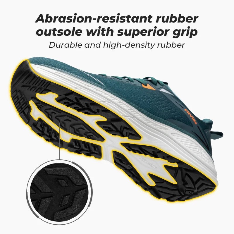 FitVille Extra Wide Mens Sport Shoes Breathable Gym Athletic Workout Cross Training Running Max Cushion Sneakers For Men