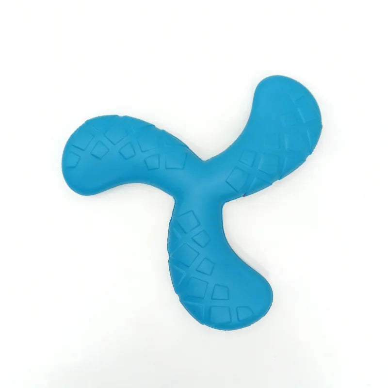 Dogs Eva Boomerang Flying Disc Play Tooth Chew Toy Indestructible Safe Large Dog Tough Toys Resistant Pet Supplies Water Toys