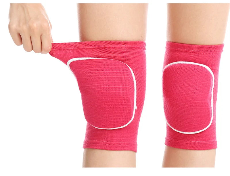 Sports Compression Knee Pads Elastic Knee Protector Thickened Sponge Support for Dancing roller volleyball Training Knees Brace