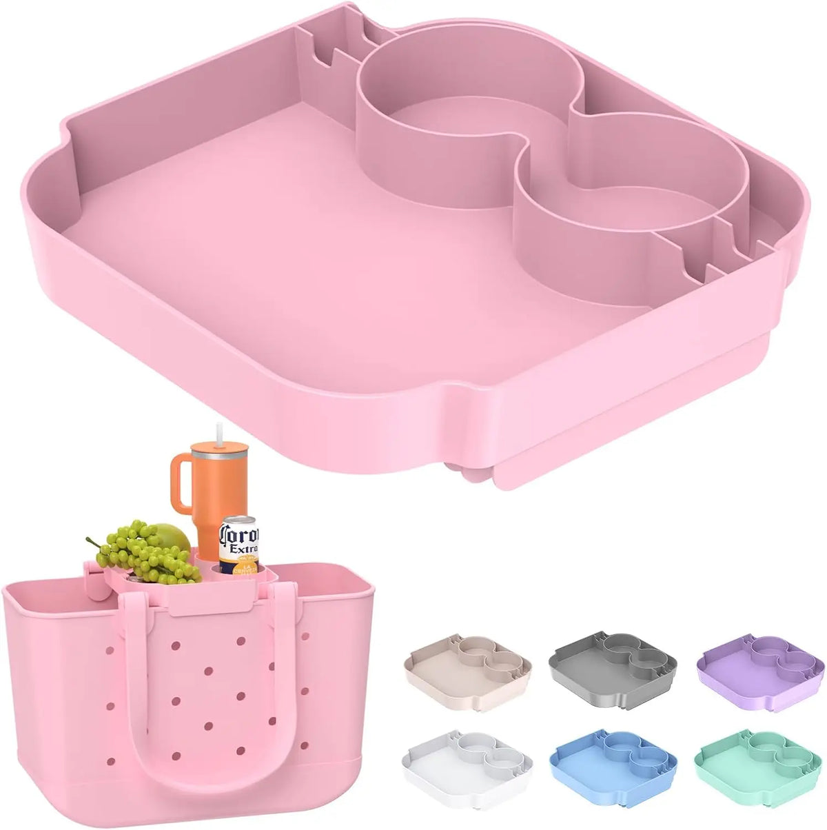 Women'sBeach bag tray accessories, For Bogg bags and simple modern large beach bags with storage table