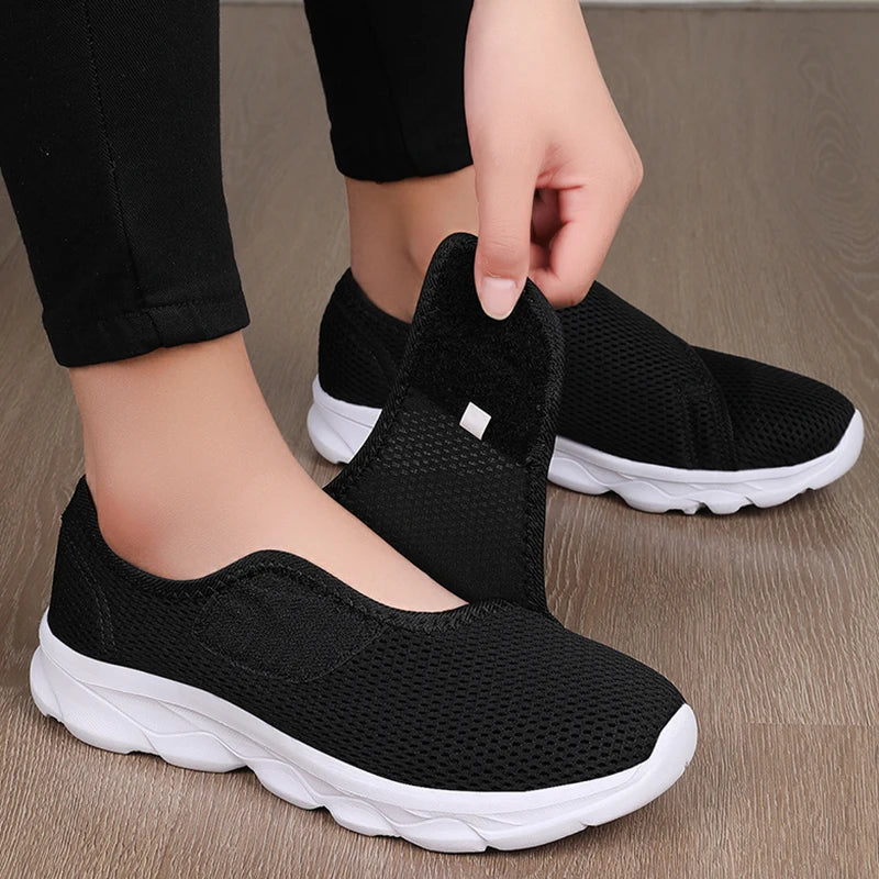 Orthopedics Wide Feet Swollen Shoes Thumb Eversion Adjusting Soft Comfortable Wide Fit Shoes for Women Walking Men Shoes Sneaker