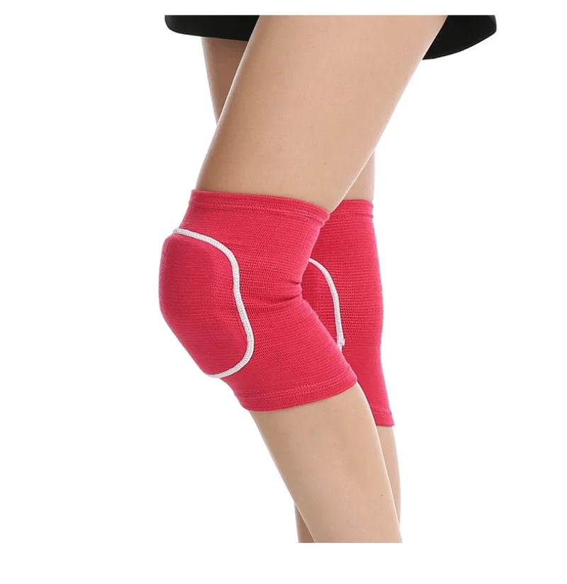 Sports Compression Knee Pads Elastic Knee Protector Thickened Sponge Support for Dancing roller volleyball Training Knees Brace