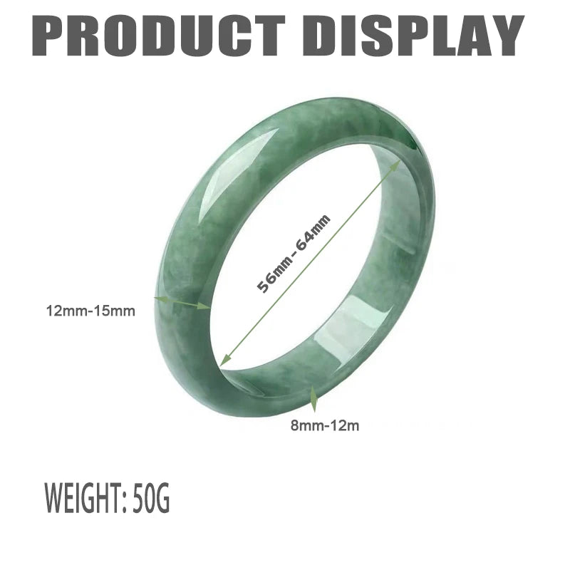 Real Jade Natural Ice Green Jade Bracelet Original Certified Luxury Bracelet For Women Wholesale Gifts Girlfriends