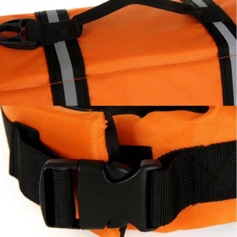 Dogs Safe Vest Life Jacket Summer Clothes Puppy Sleveless Pet Supplies Swimsuit Large Dogs Costume Clothing Adjustable Swimwear