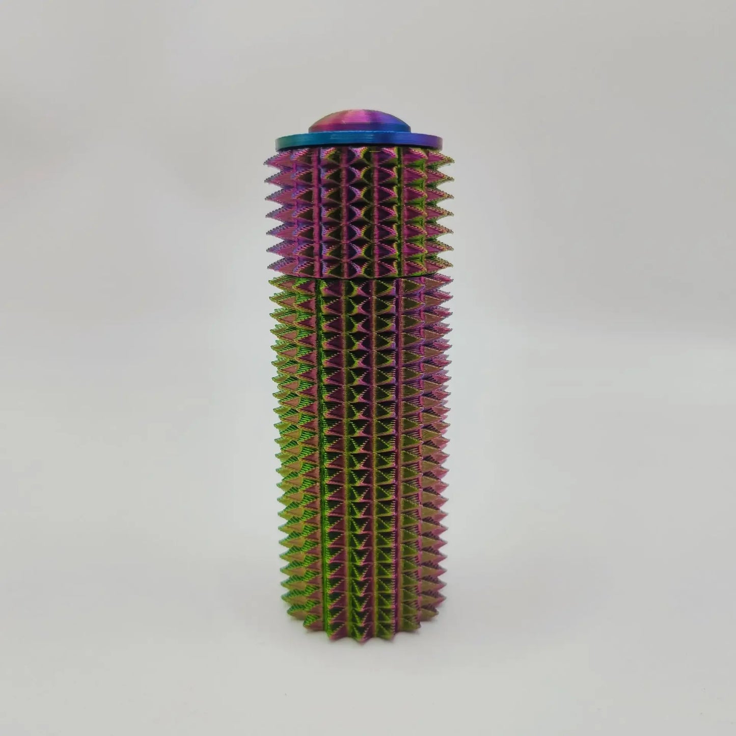 Sensory Roller Fidget Toy Clicker Tactile Spikes for Anxiety Stress Relief Pain Stimming Autism Over Stimulation with Lanyard