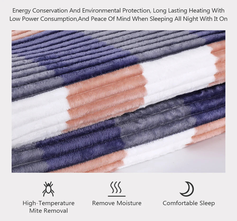 Electric Bed Sheet Heated 220V Blankets Heated Electric Sheet Intelligent Controller EU Plug Home Living Room Office Winter Uses