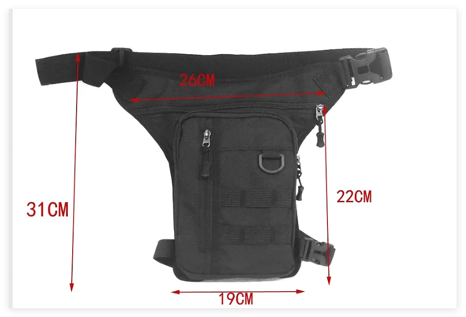 Outdoor Cycling Leg Bag, Multifunctional Leg Bag, Climbing Bag, Motorcycle Bag, Casual Sling Bag, Sports Waist Bag for Men