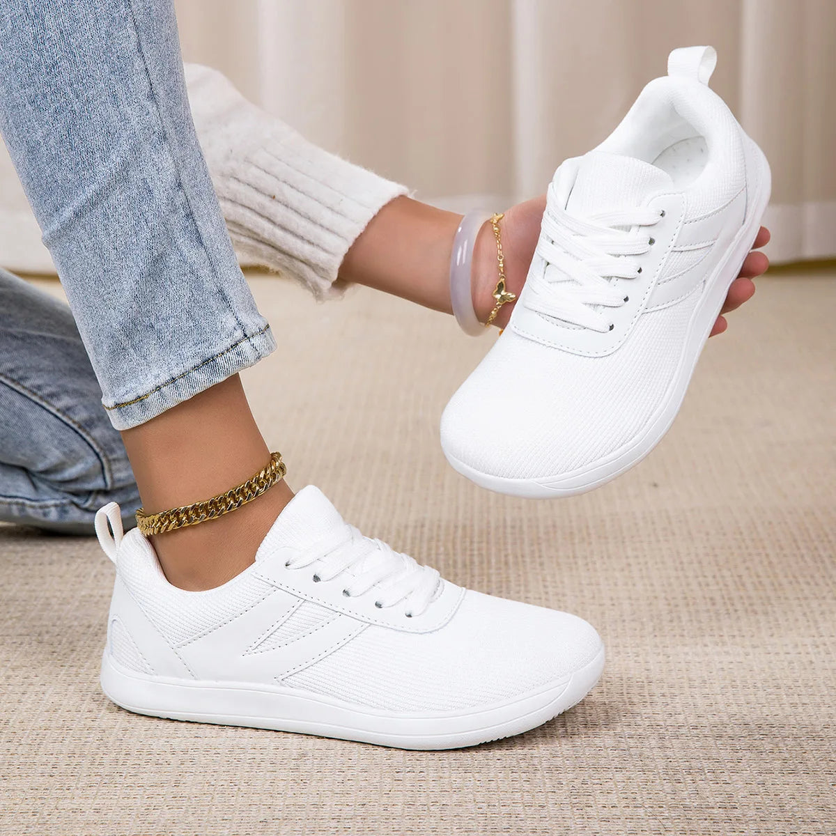 Women Orthopedics Wide Feet Swollen Walking Casual Shoes Unisex Thumb Eversion Adjusting Comfortable Diabetic Man Barefoot Shoes