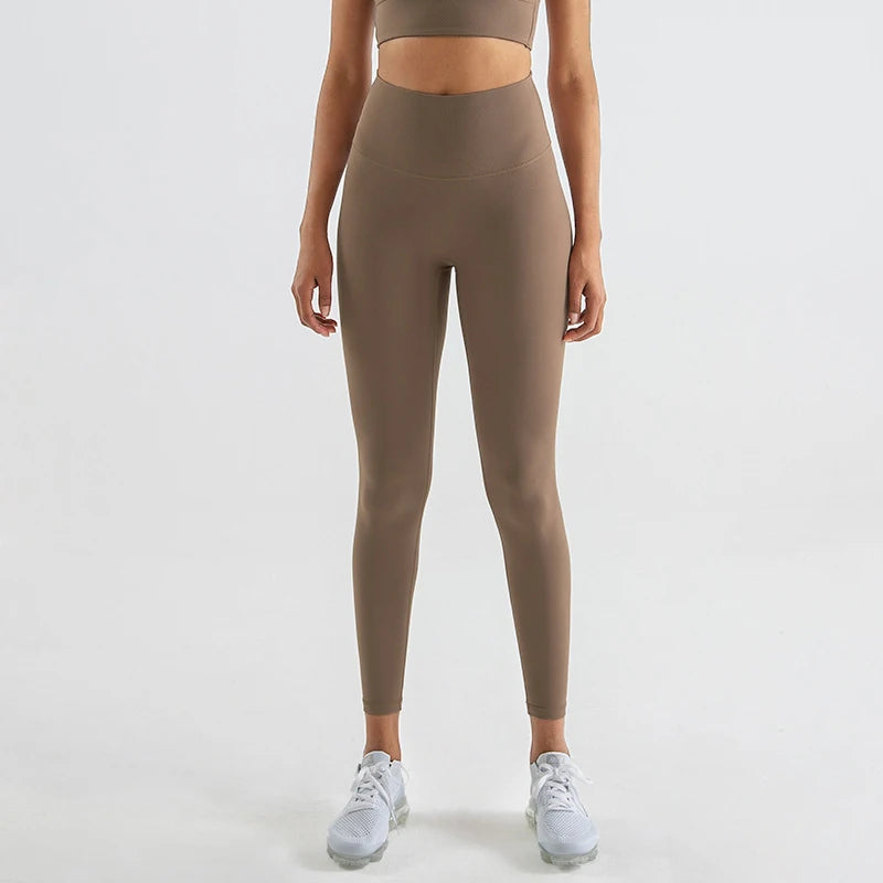 TRY TO BN Buttery Soft Gym Leggings Women High Waist Non See Through Squat Proof Tummy Control Yoga Pants Workout Running Tights