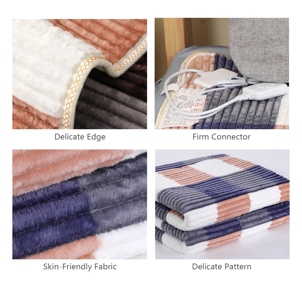 Electric Bed Sheet Heated 220V Blankets Heated Electric Sheet Intelligent Controller EU Plug Home Living Room Office Winter Uses