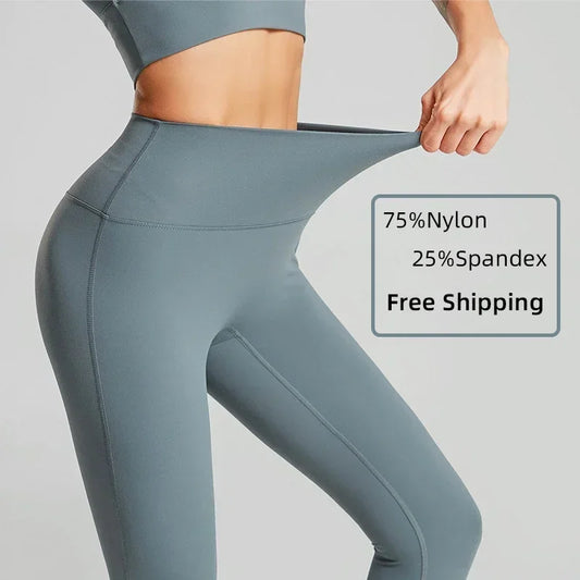 2024 Hot Sale Fitness Leggings Female Full Length Leggings Running Pants Comfortable And Formfitting Yoga Pants Workout Legging