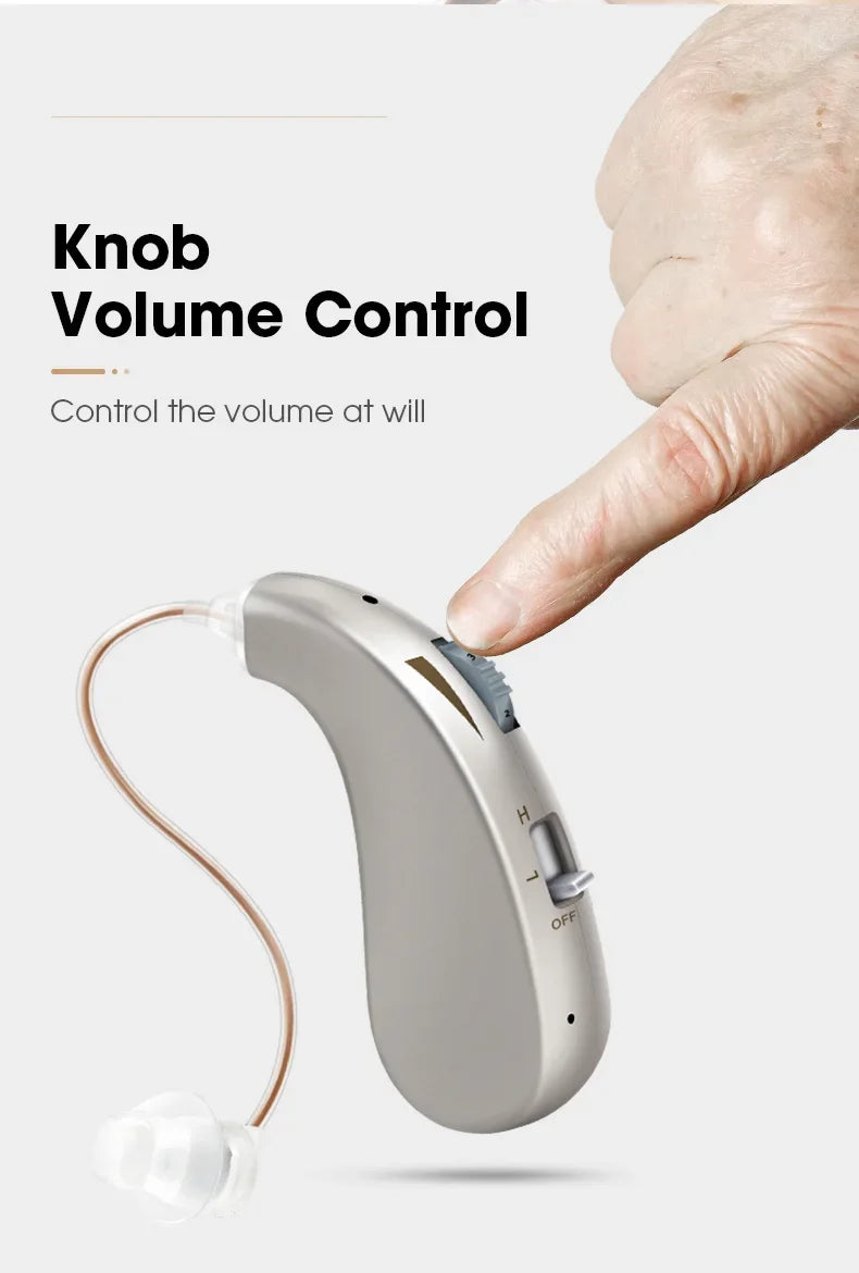 Enlarged hearing health earphones enhance ear sound protection for the elderly with hearing loss and tinnitus For Hearing Aid