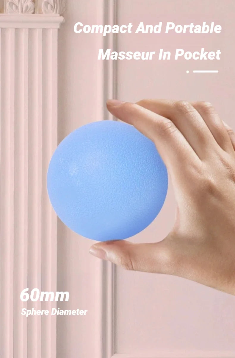 TPE 6CM Fascia Ball Deep Tissue Muscle Relaxation Exercise Sports Fitness Yoga Massage Trigger Point Stress Pain Relief
