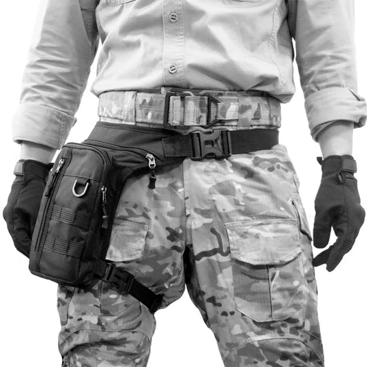 Outdoor Cycling Leg Bag, Multifunctional Leg Bag, Climbing Bag, Motorcycle Bag, Casual Sling Bag, Sports Waist Bag for Men