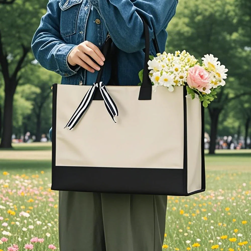 Personalized Teacher Name Tote Bag Teachers' Day Appreciation Gifts Bag Graduation Gift Welcome Back To School Office Totes
