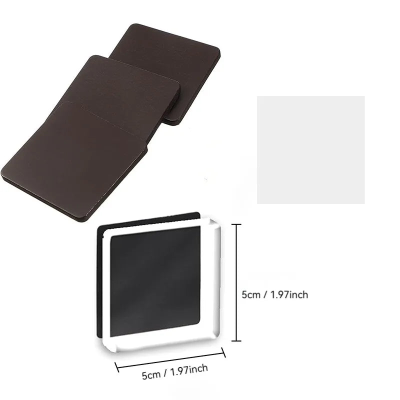 5/10PCS DIY Acrylic Refrigerator Magnets Blank Fridge Rectangle Sticker Kitchen Office Decor Creative Birthday DIY Craft Gift