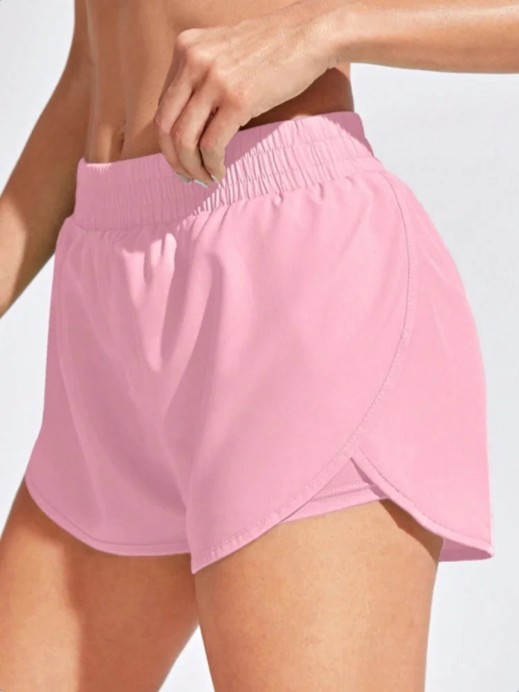 Yoga Shorts Women Fitness Elastic Running Workout Short Leggings For Ladies Gym Sport Shorts Fitness Sportwear