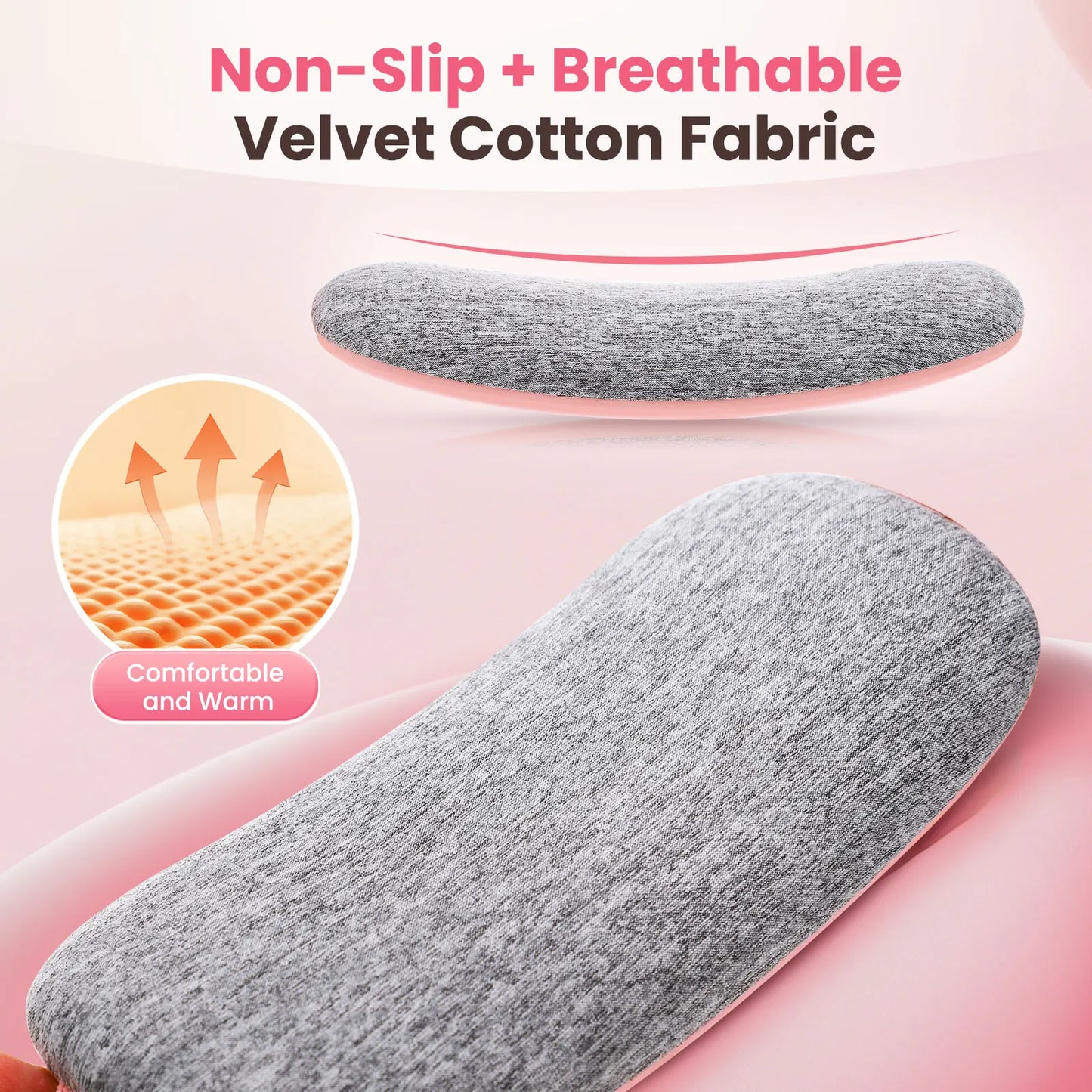 Uterus Warming Belt Electric Thermal Pad Waist Heating Belt Period Pain Relief Waist Protection Hot Compression Vibration Belt