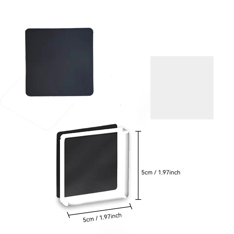 5/10PCS DIY Acrylic Refrigerator Magnets Blank Fridge Rectangle Sticker Kitchen Office Decor Creative Birthday DIY Craft Gift
