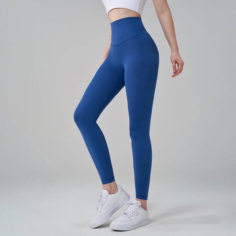 TRY TO BN Buttery Soft Gym Leggings Women High Waist Non See Through Squat Proof Tummy Control Yoga Pants Workout Running Tights