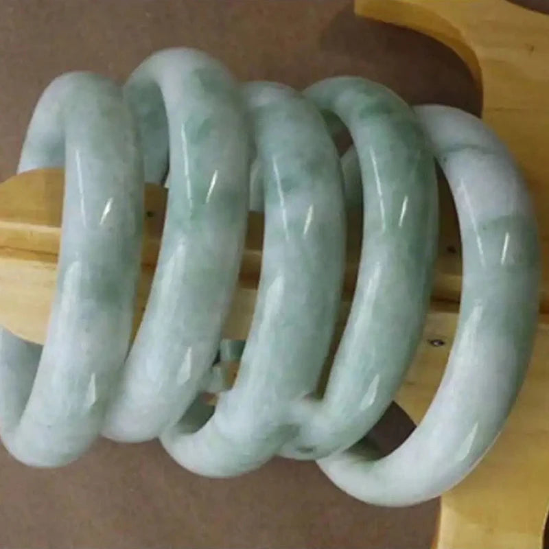 Real Jade Natural Ice Green Jade Bracelet Original Certified Luxury Bracelet For Women Wholesale Gifts Girlfriends