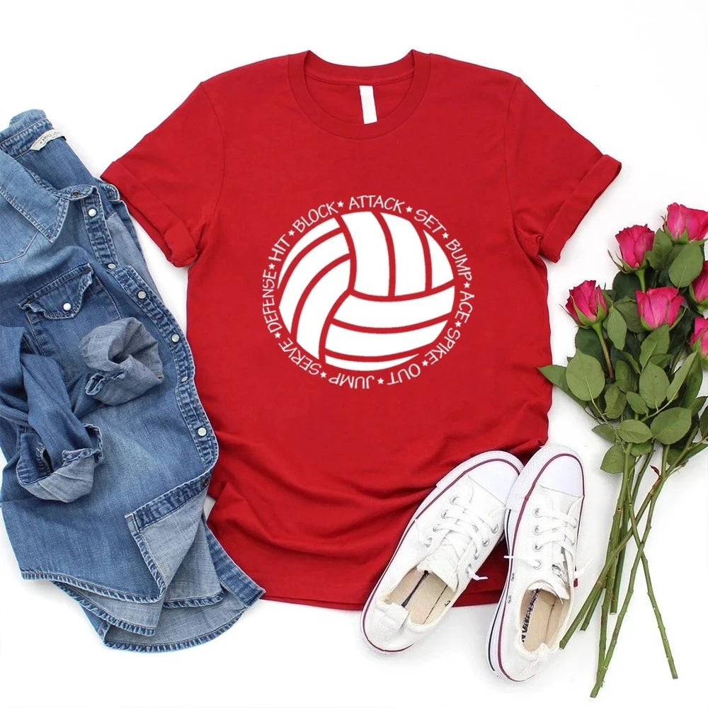 Volleyball Shirt Volleyball Script Shirt Sports Shirt Sports Team Shirt Men Women Unisex Graphic Tee Volleyball Lover Shirt