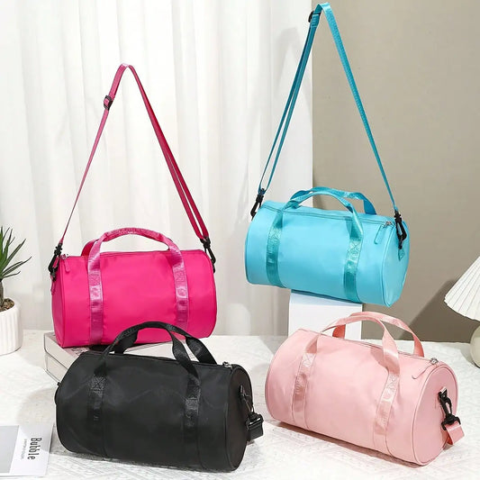 Mini Gym Bag Small Barrel Duffle Crossbody Tote For Women Men Workout Bag Lightweight For Weekender Travel Sports Yoga Fitness Dance