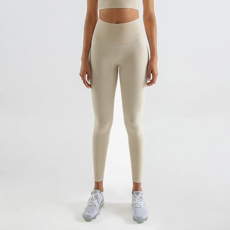 TRY TO BN Buttery Soft Gym Leggings Women High Waist Non See Through Squat Proof Tummy Control Yoga Pants Workout Running Tights
