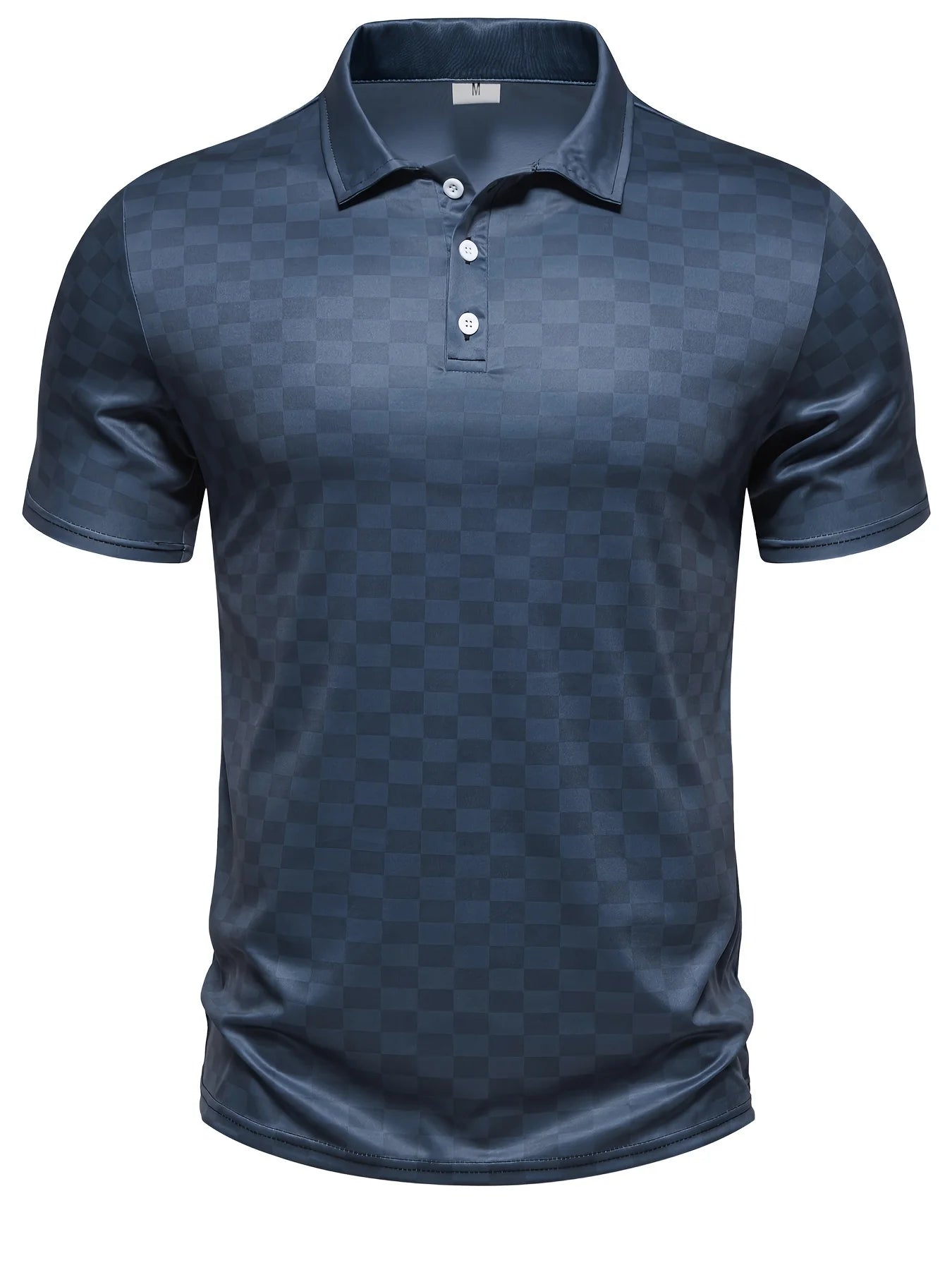 The 2025 summer new men's short-sleeved POLO shirt features a casual fashionable comfortable and soft 3D striped pattern print